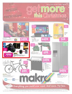Makro : Get More This Christmas (5 Nov - 11 Nov 2013), page 1