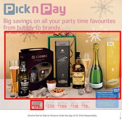Pick N Pay : Wine & Liquor (11 Nov - 29 Dec 2013), page 1