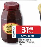 Mrs H.S.Ball's Chutney Assorted - 1.1kg Each