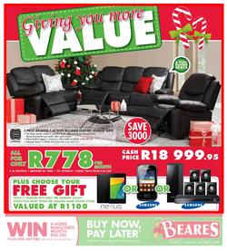 Beares : Giving You More Value (Valid until 7 Dec 2013), page 1