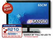 Sansui 26" 65cm Full HD LED TV