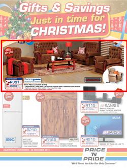 Price 'n Pride : Gifts & Savings Just In Time For Christmas! (21 Nov - 22 Dec 2013), page 1