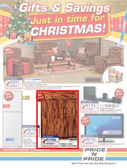 Price 'n Pride : Gifts & Savings Just In Time For Christmas! (21 Nov - 22 Dec 2013), page 1