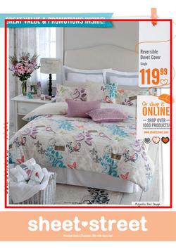 Sheet Street : Great Value & Promotions Inside! (22 Nov - While Stocks Last), page 1