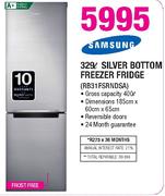 Samsung 329ltr Silver Bottom Freezer Fridge-RB31FSRNDSA