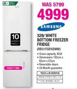 Samsung 329ltr White Bottom Freezer Fridge-RB31FSRNDWW