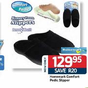 Homemark Comfort Pedic Slipper-Per Pair