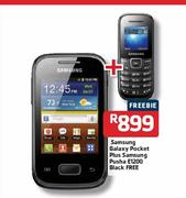 Samsung Galaxy Pocket Plus Samsung Pusha E1200 Black-Per Set