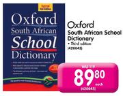 Oxford South African School Dictionary Third Edition.
