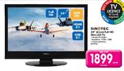 Sinotec 24"(61cm) Full HD Slim LED TV STL-24VA3