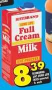 Ritebrand UHT Long Life Milk-1Ltr