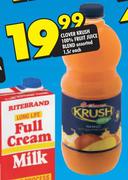 Clover Krush 100% Fruit Juice Blend-1.5Ltr