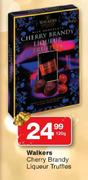 Walkers Cherry Brandy Liqueur Truffles-120gm