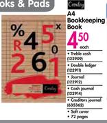 A4 Bookkeeping Book