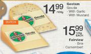 Gestam Gouda With Garlic/With Mustard-100g