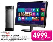 Lenovo Desktop H5305 plus 18" Monitor