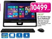 Acer 23" Ci3 All-In-One Touch Desktop PC