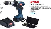 Ryobi 18V Li-Ion Drill Driver CLD 1820