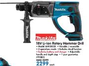 Makita 18V Li-Ion Rotary Hammer Drill BHR202ZK