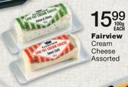 Fairview Cream Cheese Assorted-100g Each