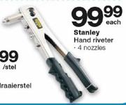 Stanley Hand Riveter-4 Nozzles Each