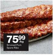 Smoked Pork Spare Ribs-per Kg