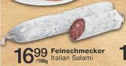 Feinschmecker Italian Salami-/100gm