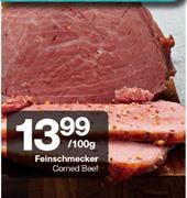 Feinschmecker Corned Beef-Per 100g