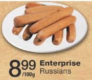 Enterprise Russians-Per 100g