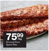Smoked Pork Spare Ribs-Per Kg