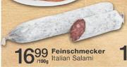 Feinschmecker Italian Salami-Per 100gm