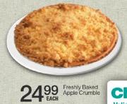 Freshly Baked Apple Crumble-Each
