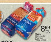 Sasko Homestyle/Premium White Bread-700gm Each