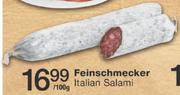 Feinschmecker Italian Salami-Per 100gm