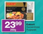 Eskort Swoerdlose Rugspek-250gm