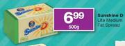 Sunshine D Lite Medium Fat Spread-500gm