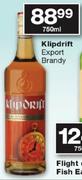 Klipdrift Export Brandy-750ml