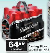 Carling Black Label Beer NRB-12 x 340ml