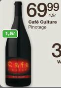 Cafe Culture Pinotage-1.5Ltr