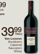 Van Loveren Blackberry Cabernet Sauvignon Shiraz-750ml