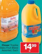 Clover Tropika Dairy Fruit Blend Assorted-2L