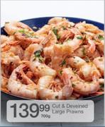 Cut & Deveined Large Prawns-700gm