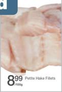 Petite Hake Fillets-Per 100gm