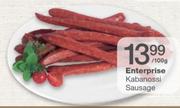 Enterprise Kabanossi Sausage-Per 100gm