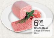 Chef's Best Swiss Smoked Ham-Per 100gm