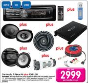 Car Audio 7 Piece Kit+8GB USB-Per Bundle