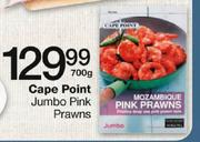 Cape Point Jumbo Pink Prawns-700g