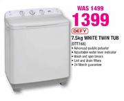 Defy 7.5kg White Twin Tub(DTT166)