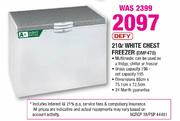 Defy 210ltr White Chest Freezer(DMF470)
