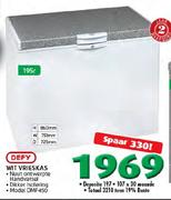 DEFY 195Ltr Wit Vrieskas(DMF-450)